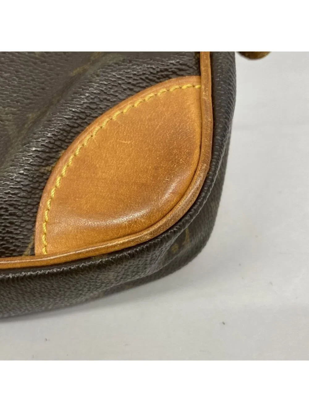 Louis Vuitton Clutch Monogram Marly Dragonne GM Brown